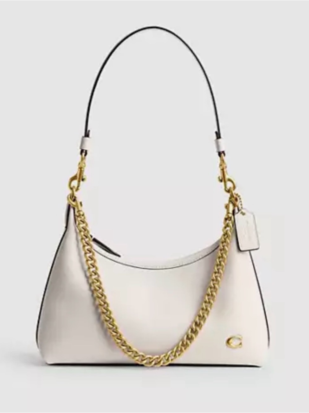 💛Coach Pre Owned Chalk Juliet 25 Excellent Condition Brass Chain & Hardware
